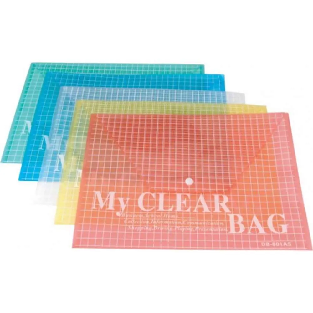 Stationary : Clear Bag File 