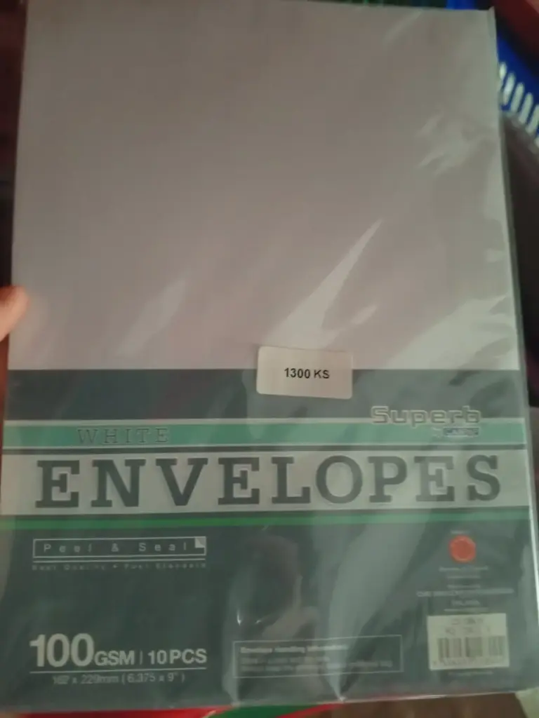 Stationary : White Envelop (စာအိတ်အဖြူ)