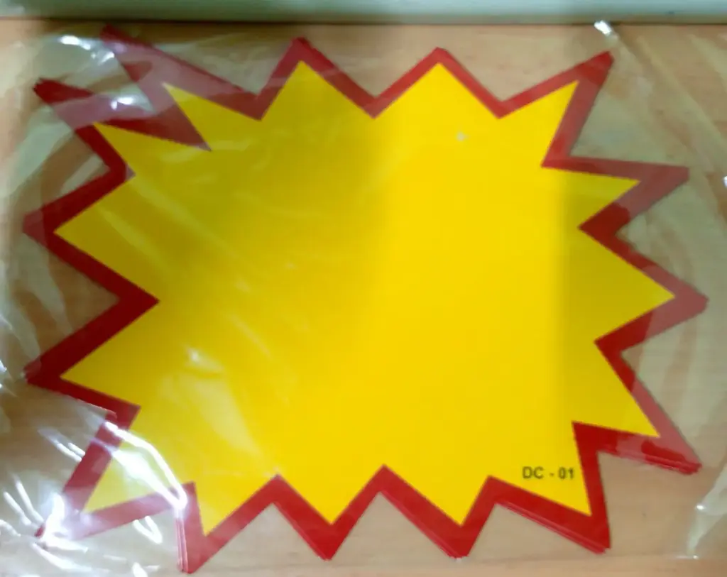 Display Card : Discount Paper DC-01
